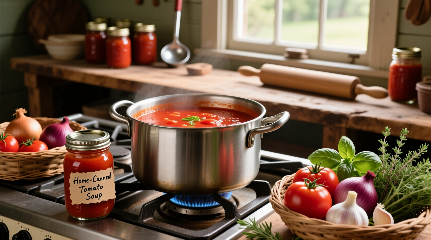 Safe Tomato Soup Canning Recipe: USDA-Approved Method