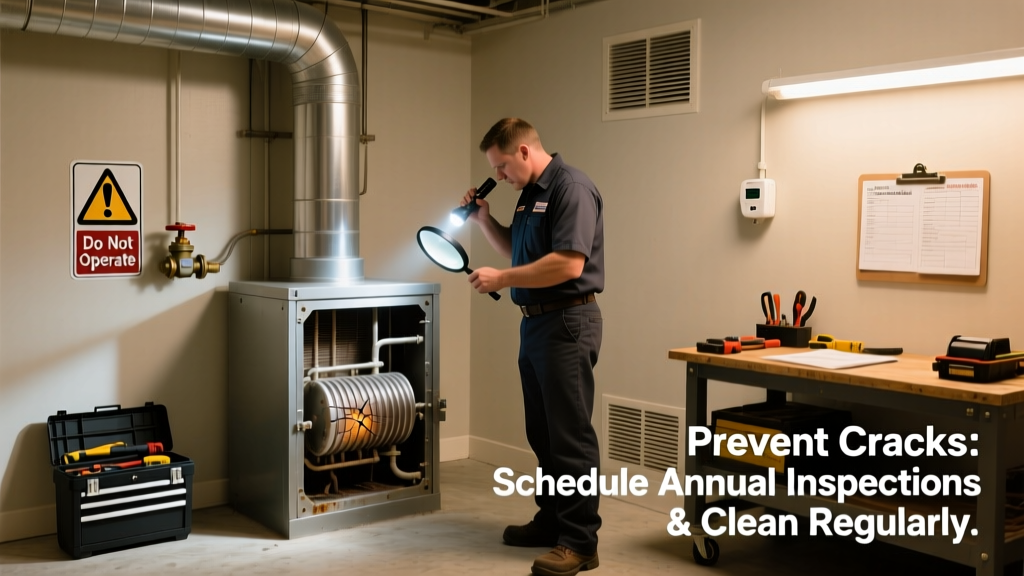 How to Prevent a Cracked Furnace Heat Exchanger