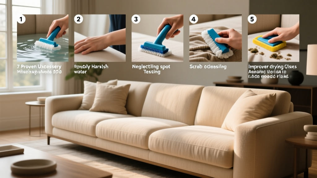 7 Proven Upholstery Cleaning Mistakes to Avoid in 2026