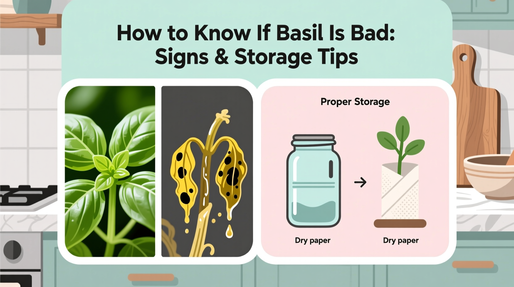 5 Signs Basil Is Bad (+ Storage Hacks) | TheHomeSprouts