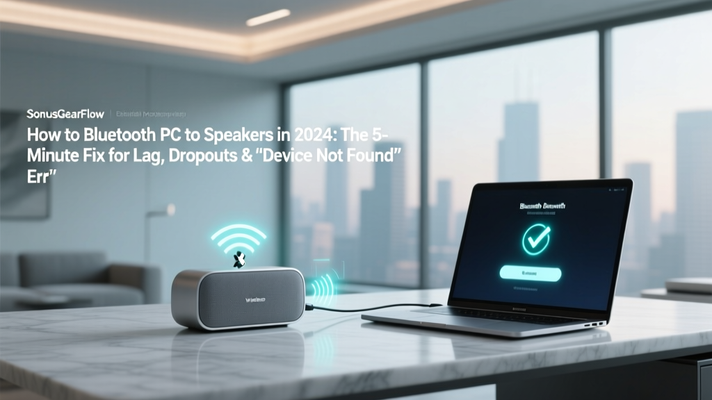 Bluetooth PC to Speakers: Fix Lag & Dropouts (2026)