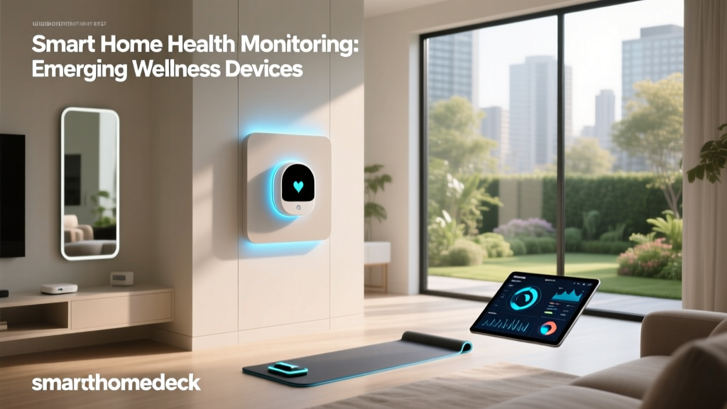 Smart Home Health Monitoring: Emerging Wellness Devices