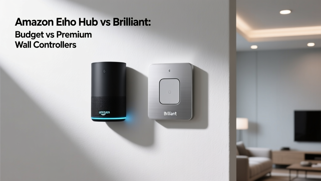 Amazon Echo Hub vs Brilliant: Budget vs Premium Wall Controllers