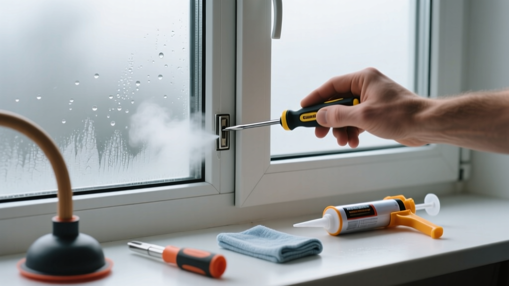 Fix Foggy Window Between Panes Making Noise