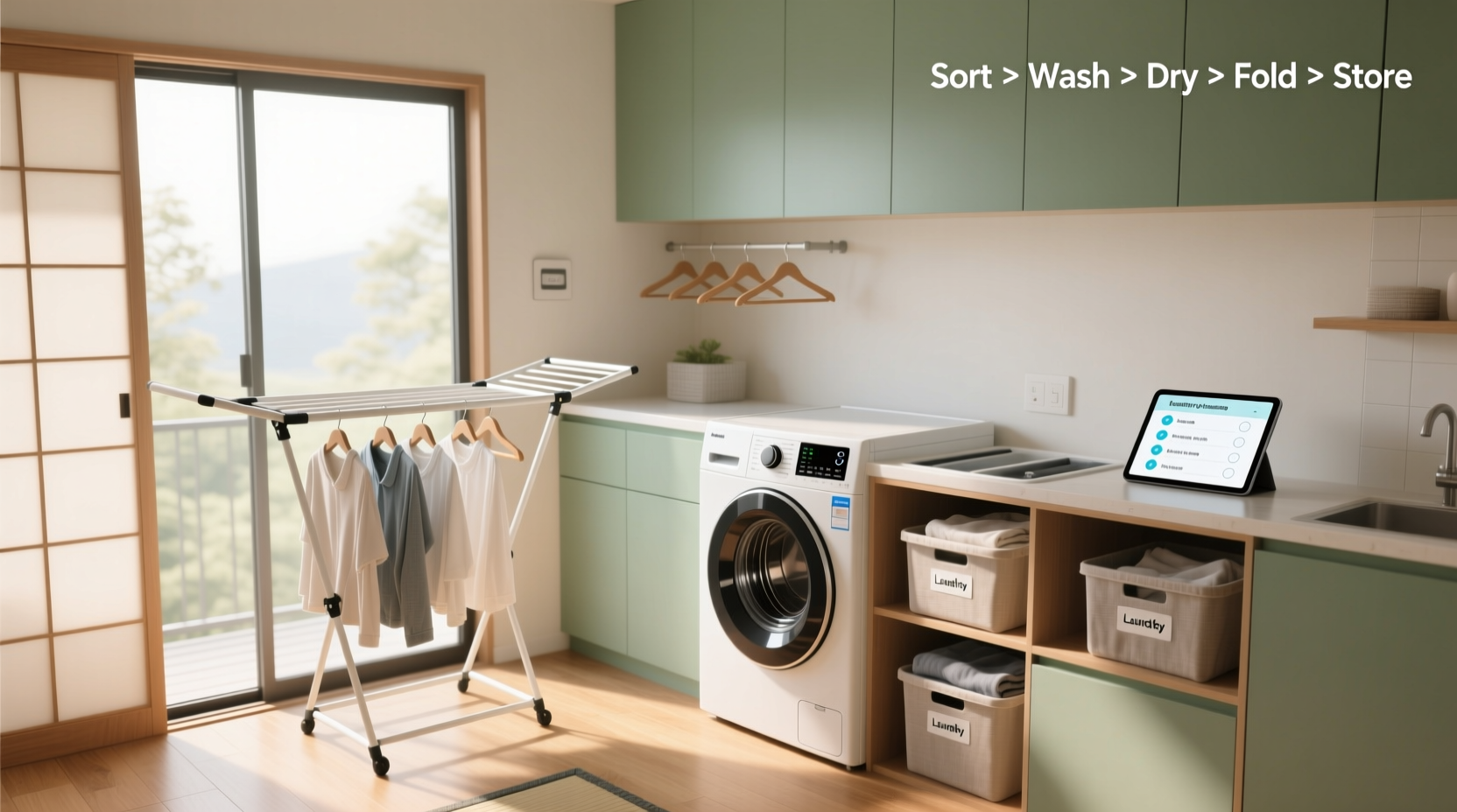 how to speed up your laundry routine