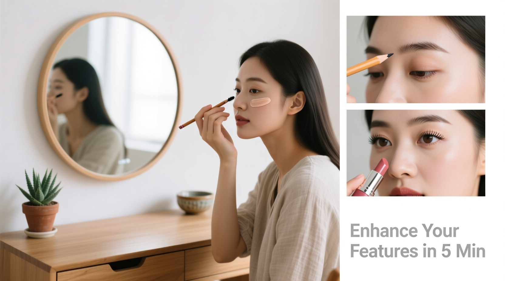 minimalist makeup routine how to enhance your features in under five minutes