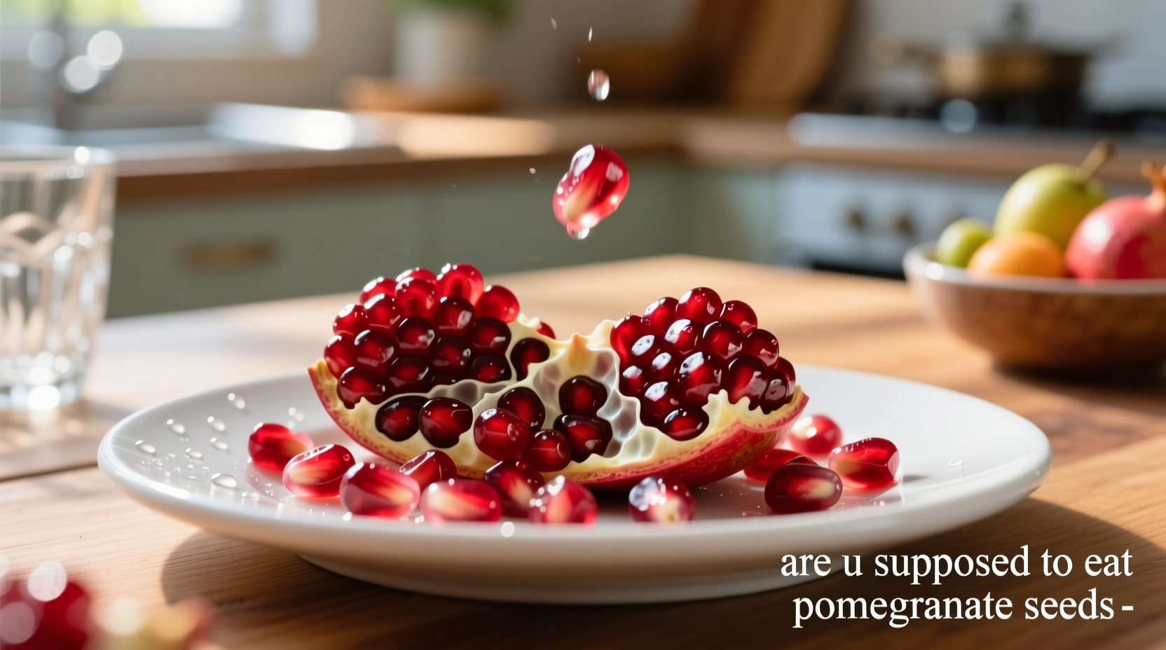 are u supposed to eat pomegranate seeds