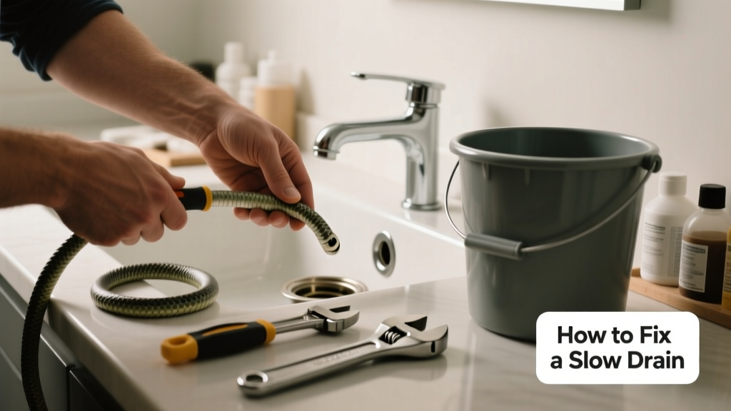 How to Fix a Slow Drain in Your Kitchen or Bathroom