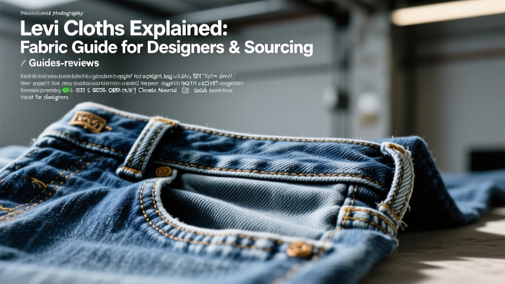 Levi Cloths Explained: Fabric Guide for Designers & Sourcing