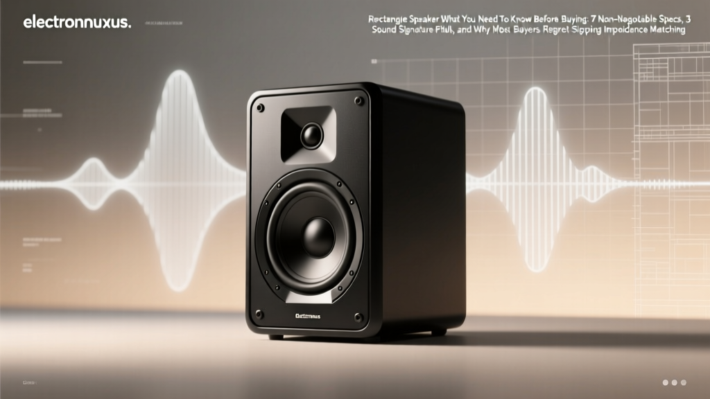 Rectangle Speaker What You Need To Know Before Buying: 7 Non-Negotiable Specs, 3 Sound Signature Pitfalls, and Why Most Buyers Regret Skipping Impedance Matching