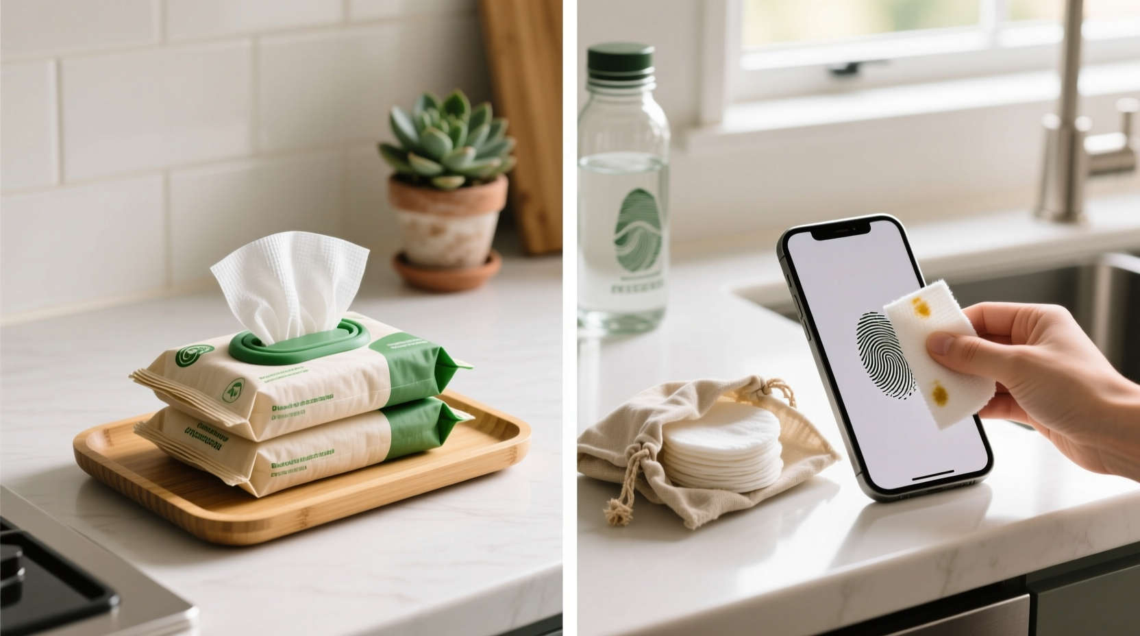 eco friendly cleaning wipes vs cotton rounds