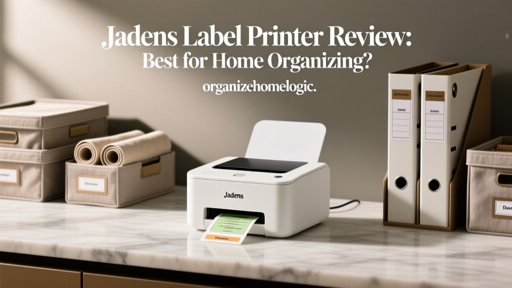 Jadens Label Printer Review: Best for Home Organizing?