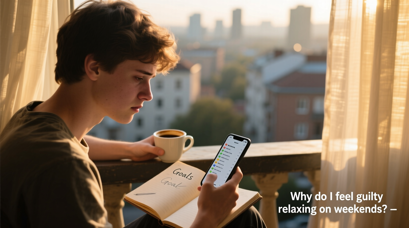 why do i feel guilty relaxing on weekends productivity mindset blocks