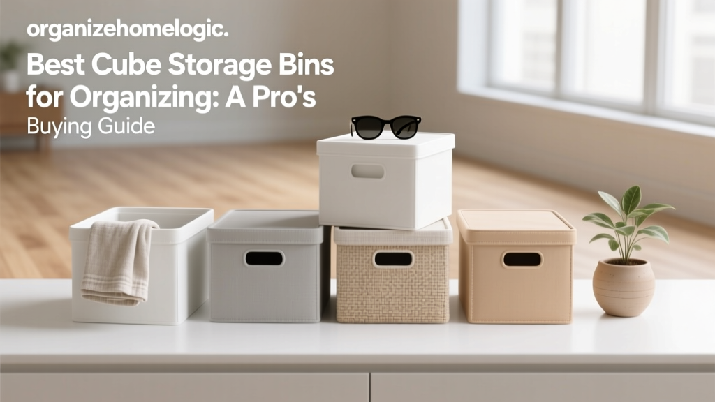 Best Cube Storage Bins for Organizing: A Pro's Buying Guide