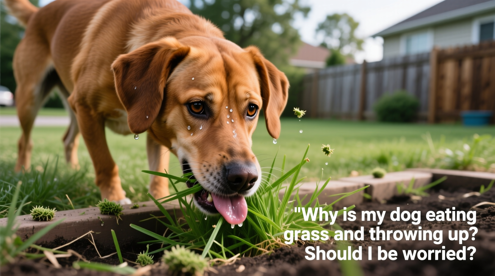Image showcasing Why Is My Dog Eating Grass And Throwing Up Should I Be Worried