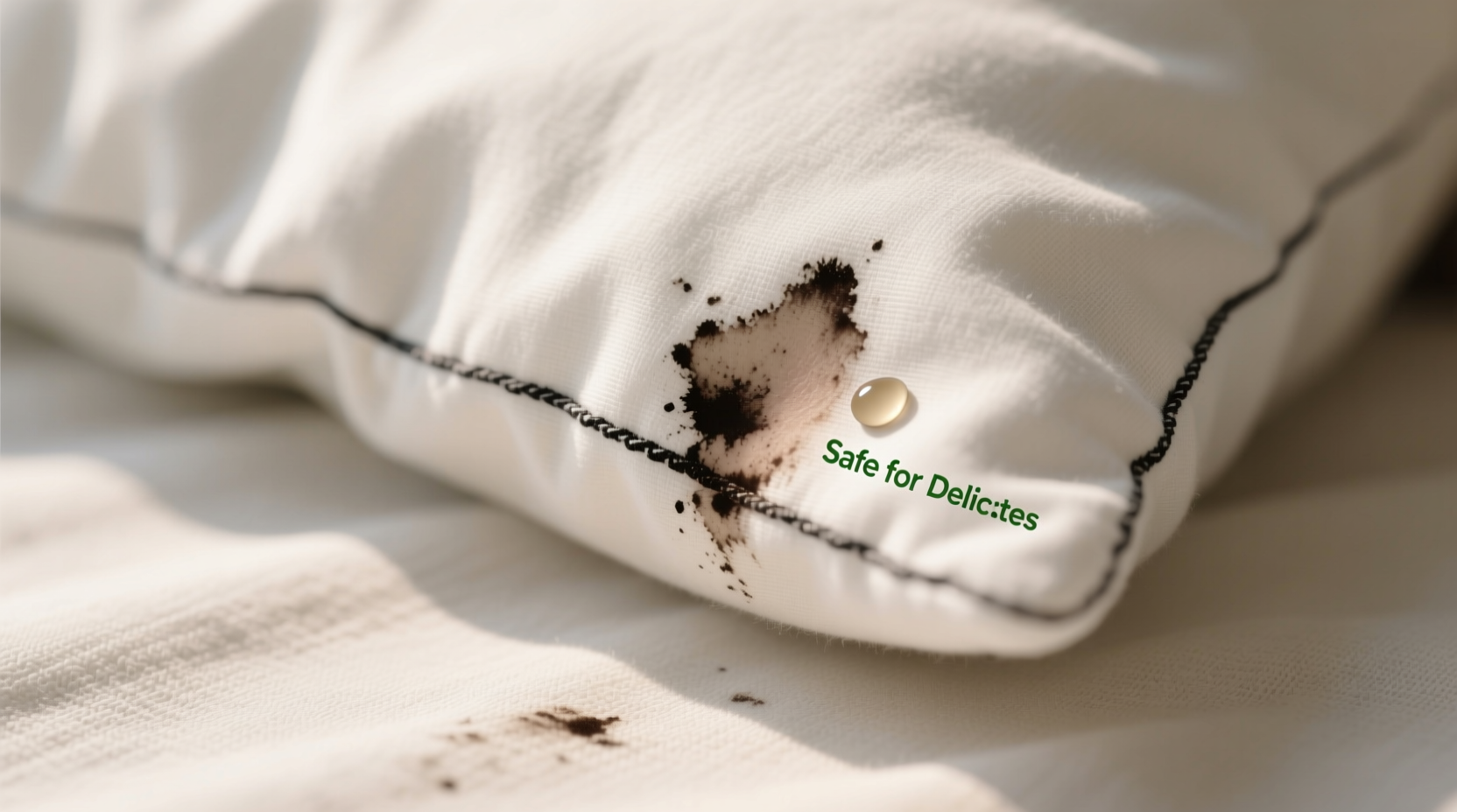 how to remove permanent eyeliner stains from cotton pillowcases