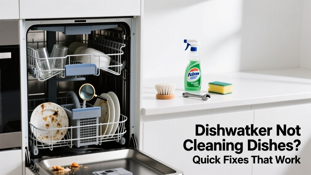 Dishwasher Not Cleaning Dishes: Quick Fixes That Work