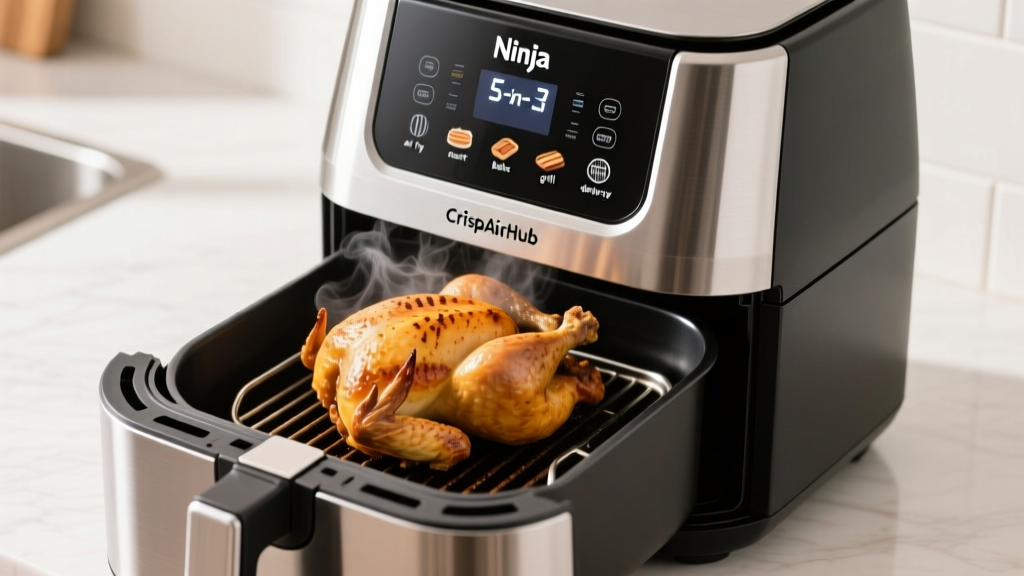 Grill Whole Chicken in Ninja Foodi 5-in-1? Yes!