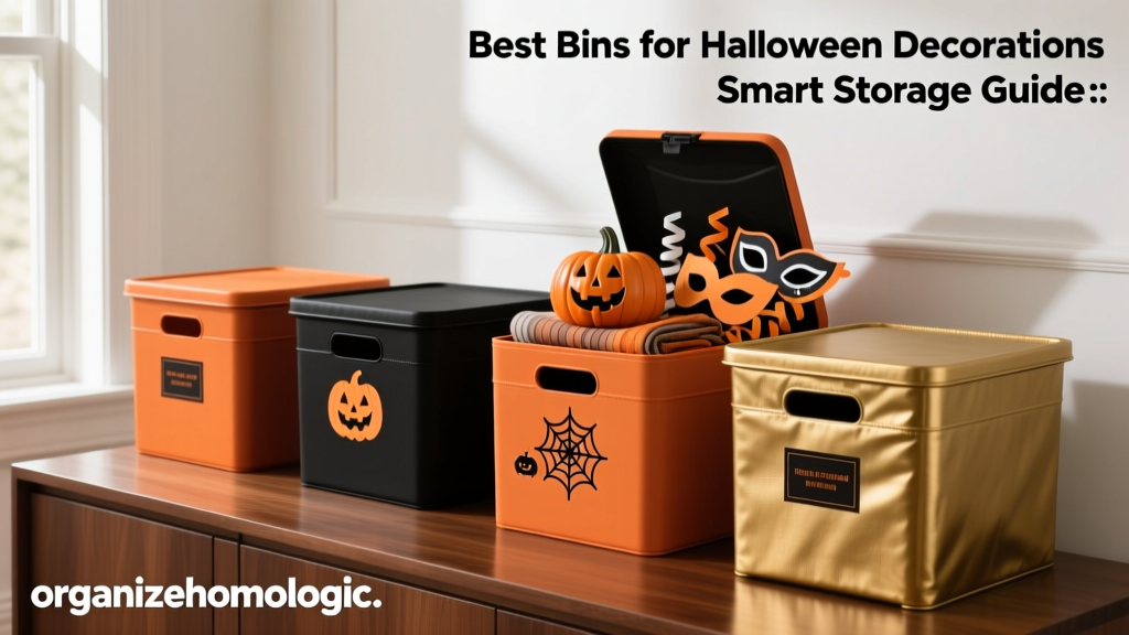 Best Bins for Halloween Decorations: Smart Storage Guide