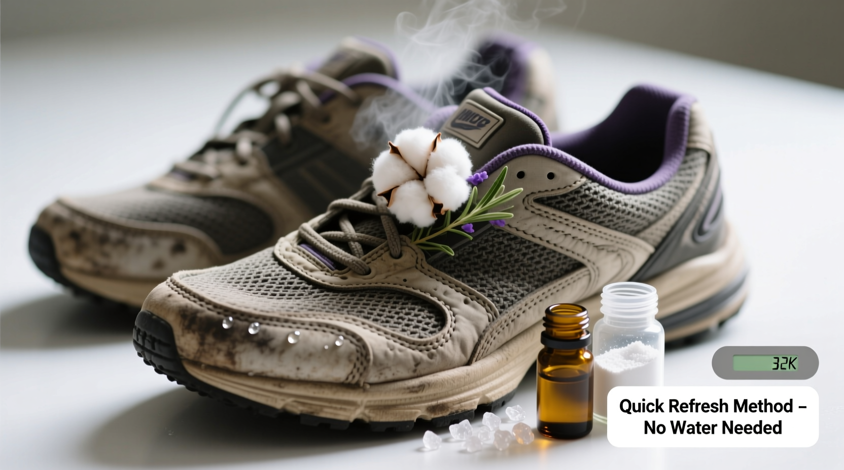 how to quickly refresh smelly sneakers without washing them