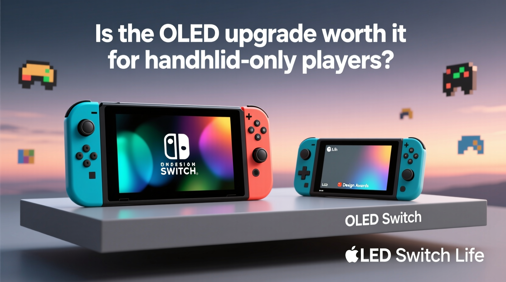 oled switch vs switch lite is the screen upgrade worth it for handheld only players
