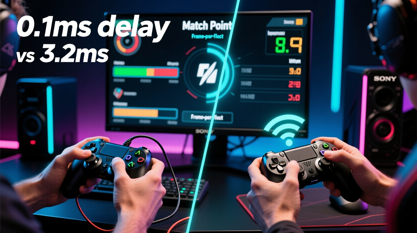 wired controller vs wireless input lag does it matter for fighting games