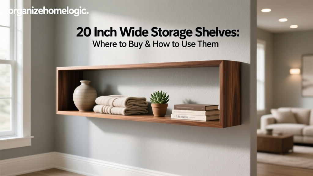 20 Inch Wide Storage Shelves: Where to Buy & How to Use Them
