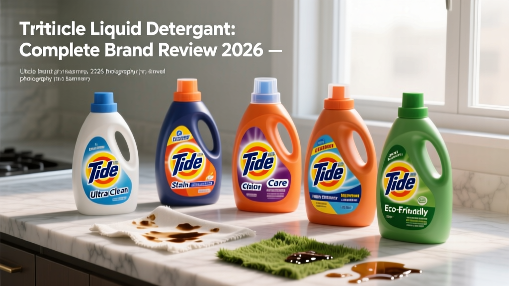 Tide Liquid Detergent: Complete Brand Review 2026