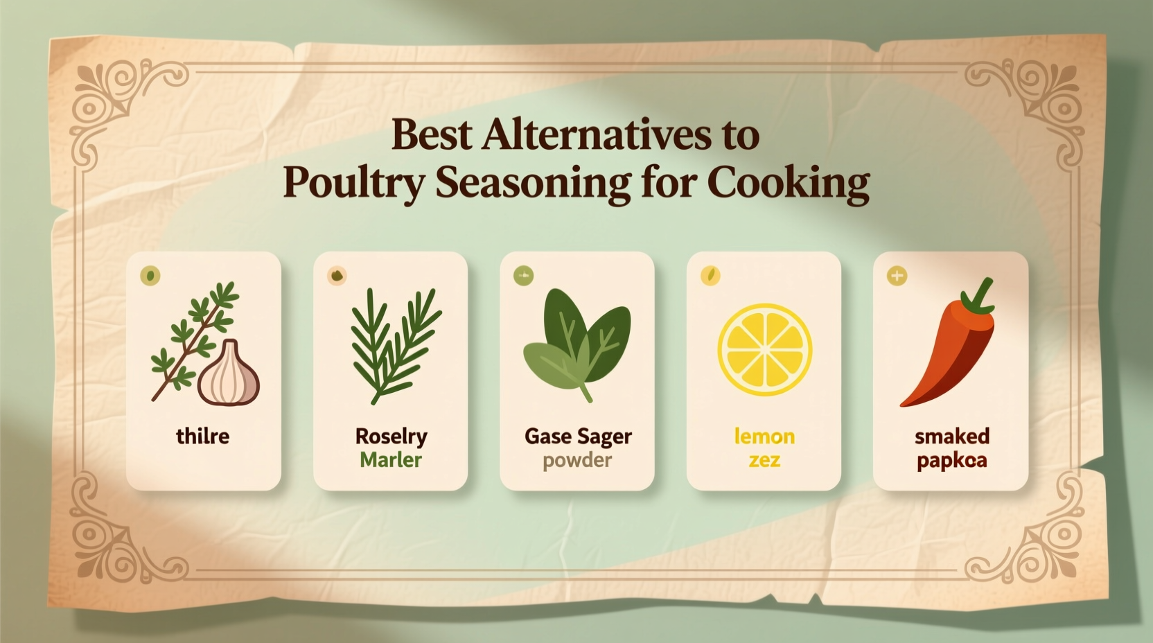 best alternatives to poultry seasoning for cooking