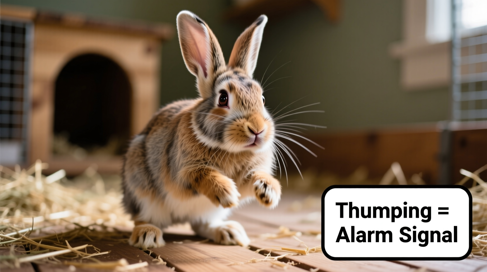 why is my rabbit thumping and should i be concerned or is it normal behavior