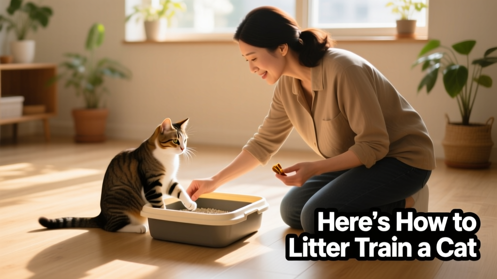 Here's How to Litter Train a Cat