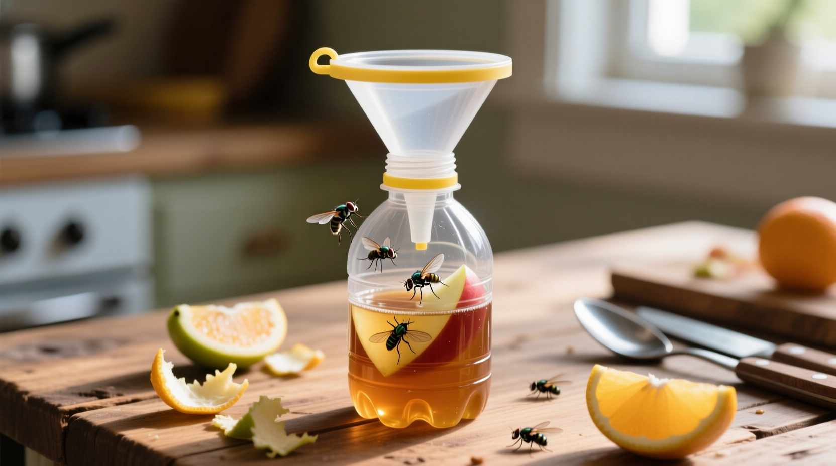 diy fruit fly traps