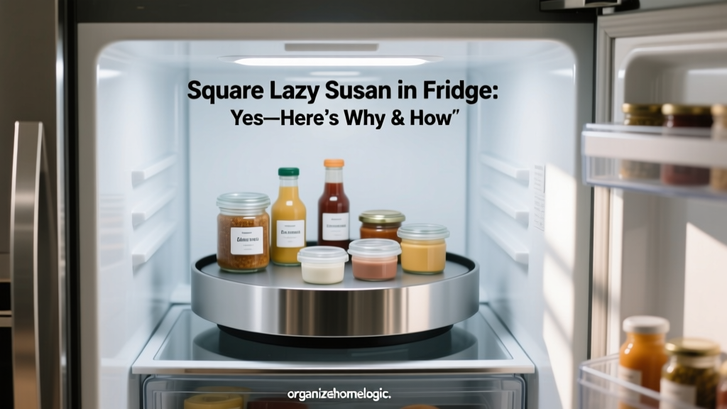 Square Lazy Susan in Fridge: Yes—Here’s Why & How