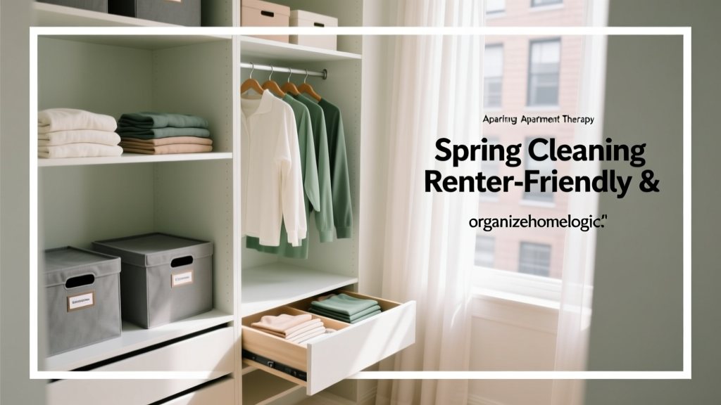 Spring Cleaning Closet Checklist: Renter-Friendly &