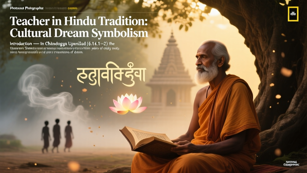 Teacher in Hindu: Cultural Dream Symbolism