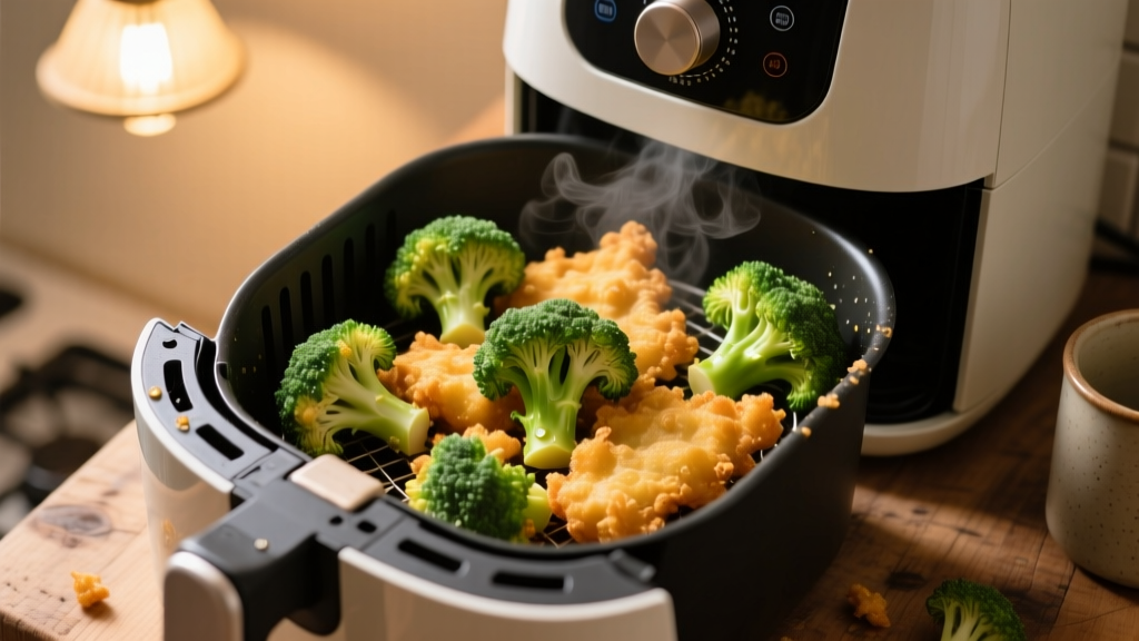 Crispy Battered Broccoli in Air Fryer (No Soggy Coating!)