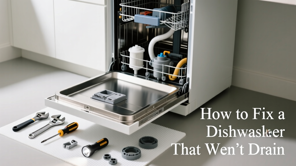 How to Fix a Dishwasher That Won’t Drain