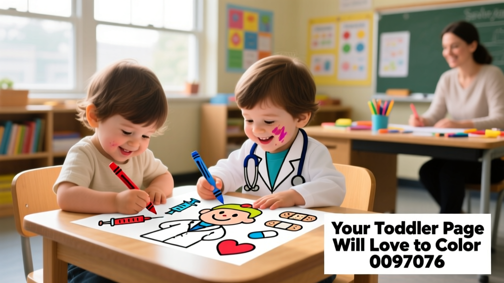 Doctor Coloring Pages Your Toddler Will Love To Color: Developmentally Rich Activities for Ages 2–4