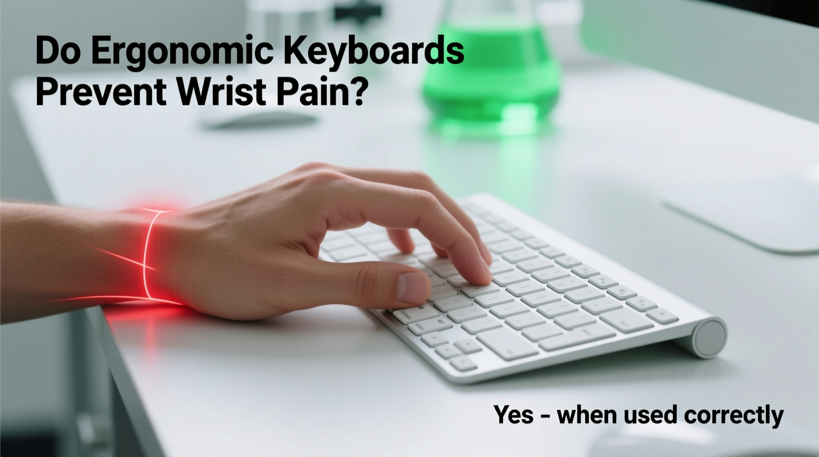 do ergonomic keyboards really prevent wrist pain from typing