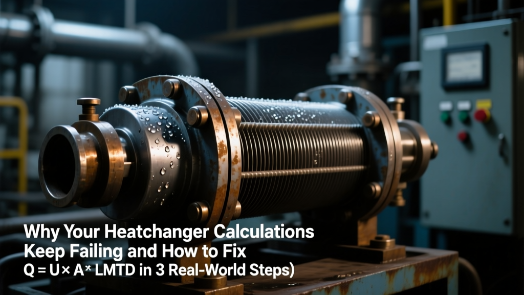 Fix Heat Exchanger Q = U×A×LMTD Calculations Now