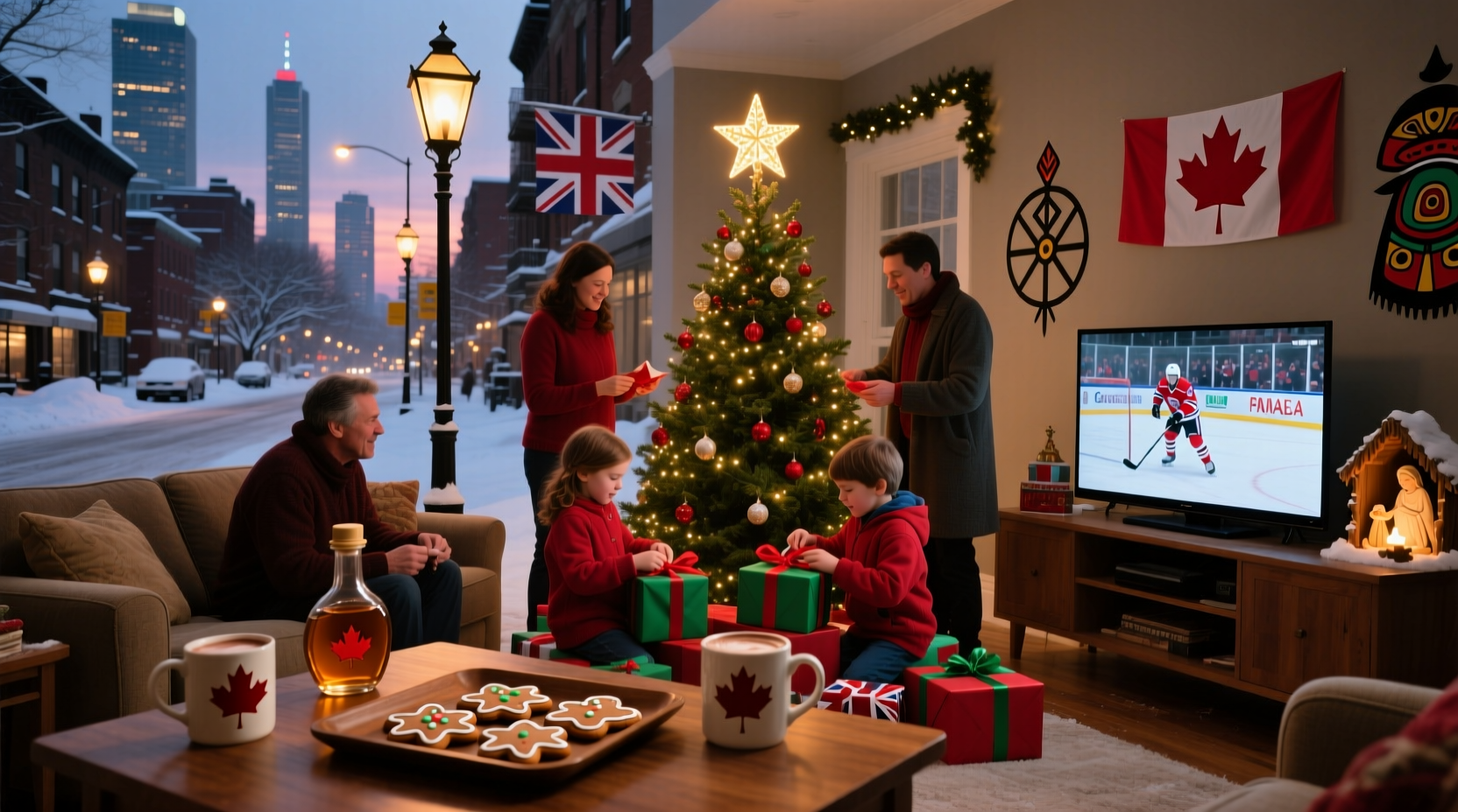 how is christmas celebrated in canada