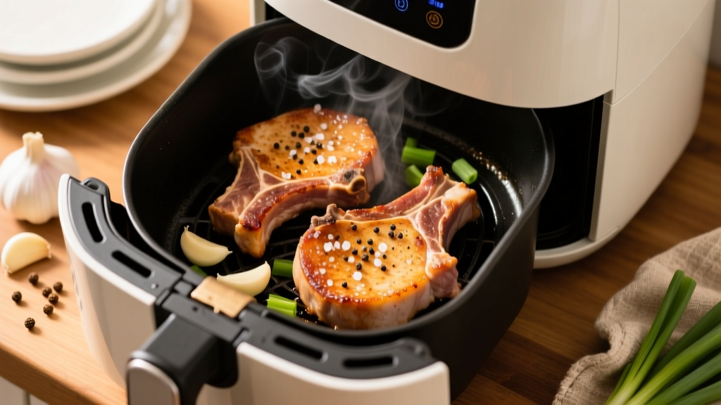 Crispy Salt & Pepper Pork Chops in Air Fryer