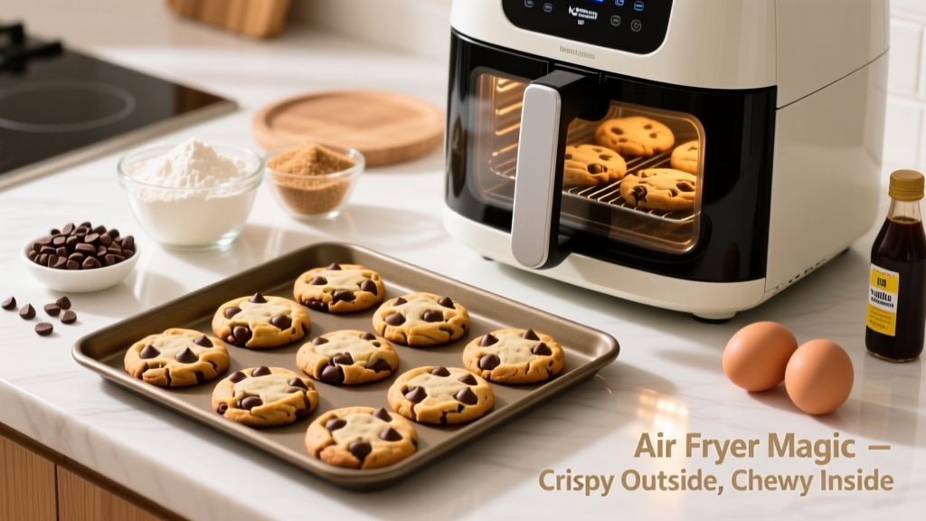Air Fryer Chocolate Cookies: Crispy Edges, Chewy Centers
