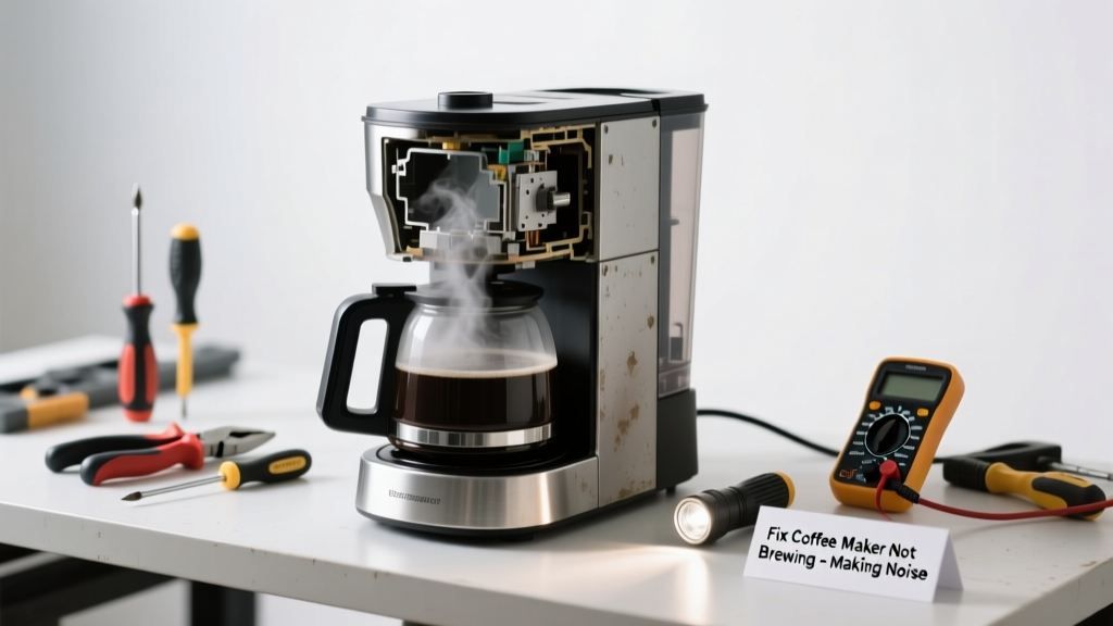 Fix Coffee Maker Not Brewing & Making Noise