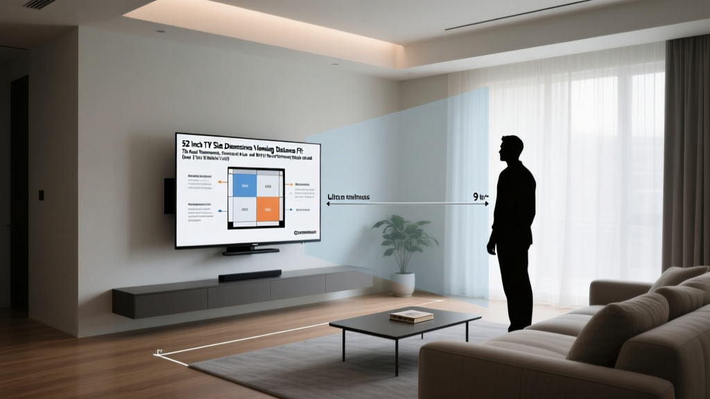 52 Inch TV Size Dimensions Viewing Distance Fit: The Exact Measurements, Room Layout Rules, and Why Your Living Room Might Be Too Small (Even If You Think It’s Not)