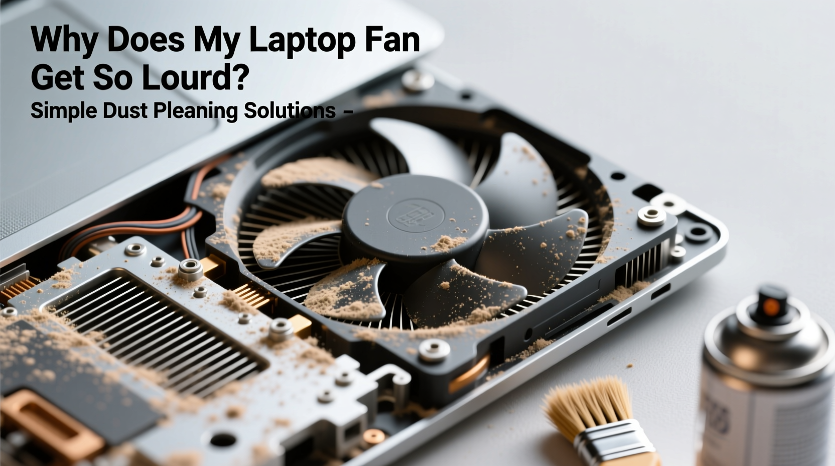 why does my laptop fan get so loud simple dust cleaning solutions