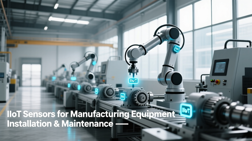 IIoT Sensors for Manufacturing Equipment Installation & Maintenance