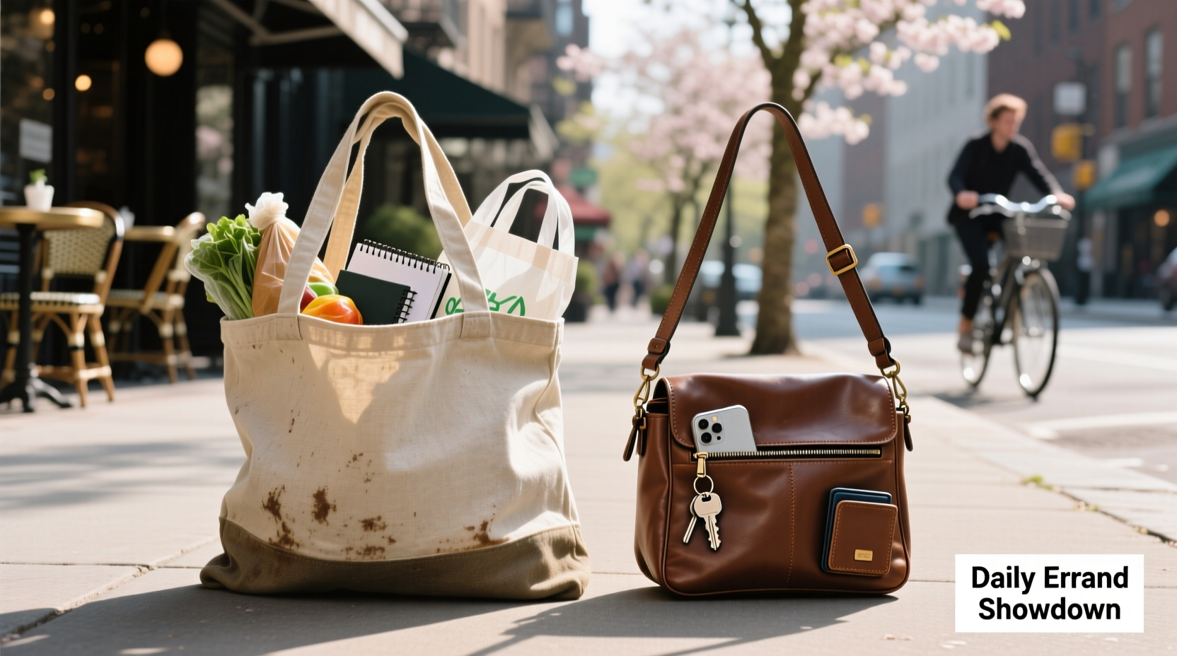 oversized tote vs crossbody bag which works best for daily errands