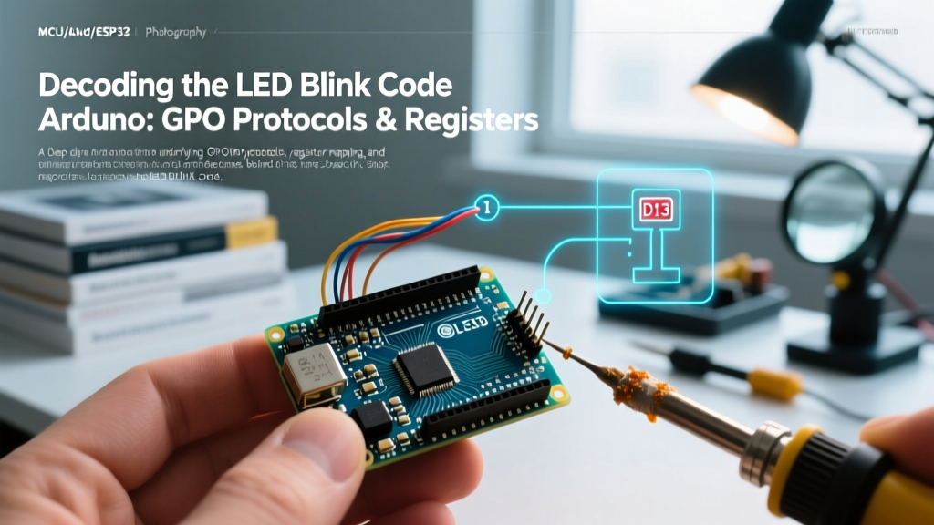Decoding the LED Blink Code Arduino: GPIO Protocols & Registers