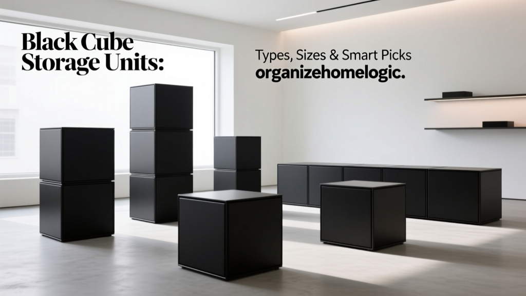 Black Cube Storage Units: Types, Sizes & Smart Picks